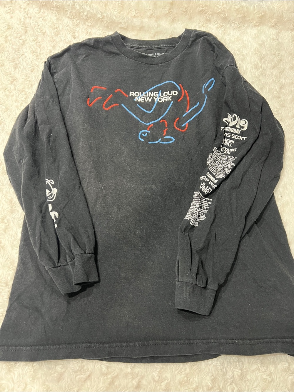 Rolling Loud Black Long Sleeve Tee